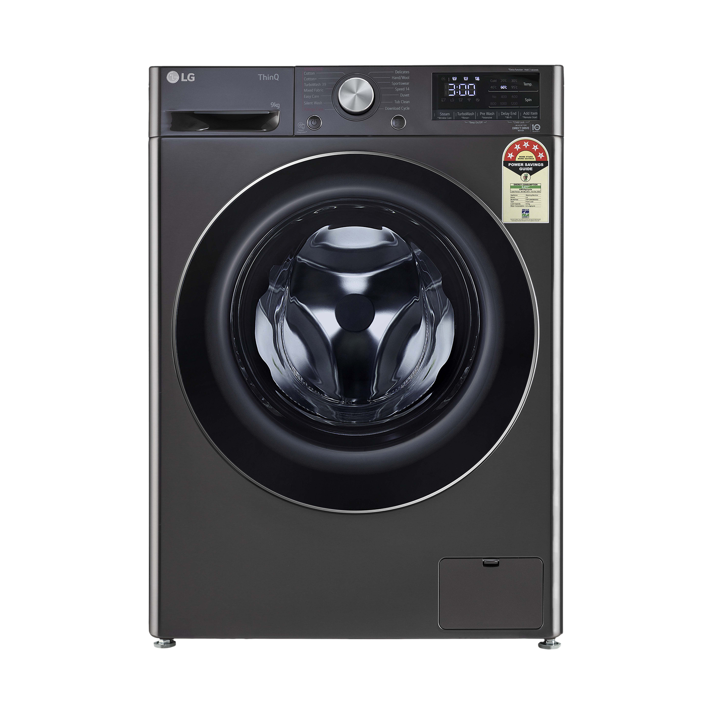 Lg direct drive 9kg deals washing machine